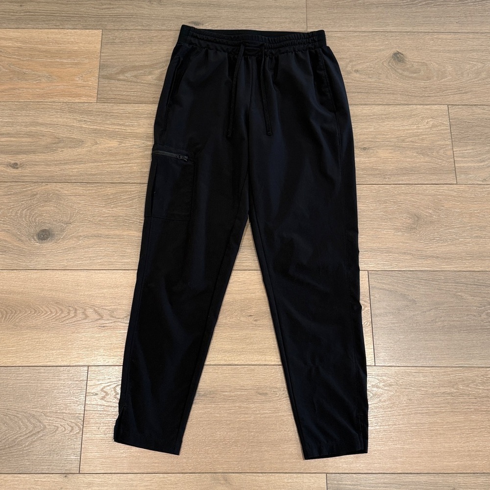 Z BY ZELLA Black High Rise Split Tapered Leg Cargo Pant Jogger‎ Bottoms Size XS